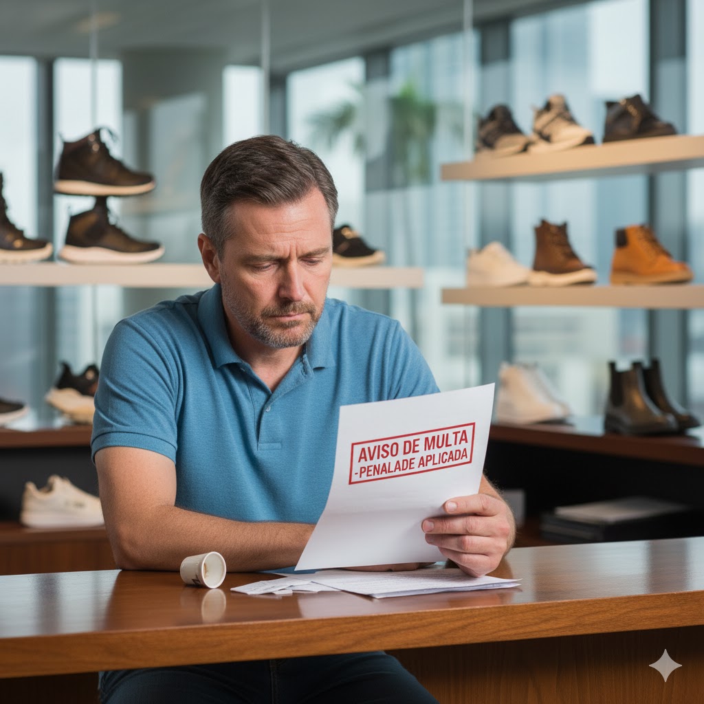 Empresário multado porque atrasou demais na correção da NF